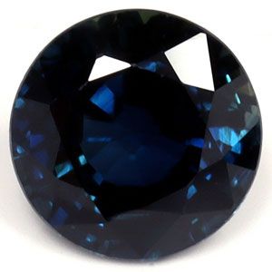 SAPPHIRE BLUE ROUND 1.15ct