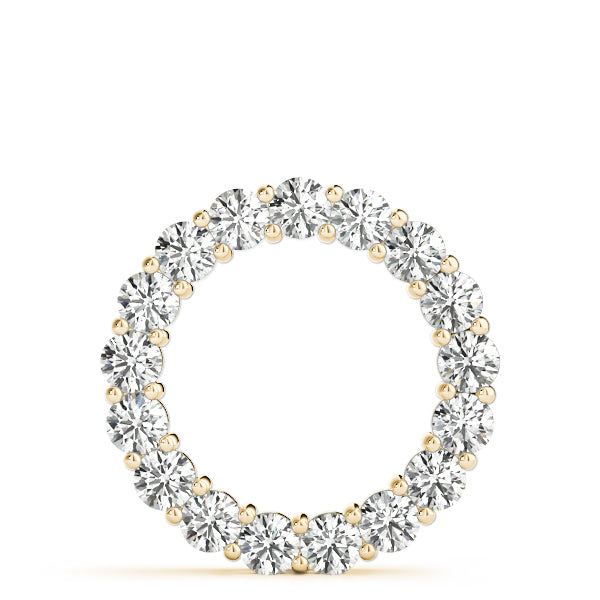 Ayla Lab Grown Diamond Circle Pendant