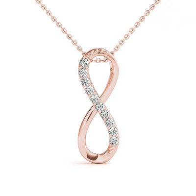 Aurora Infinity Lab Diamond Pendant