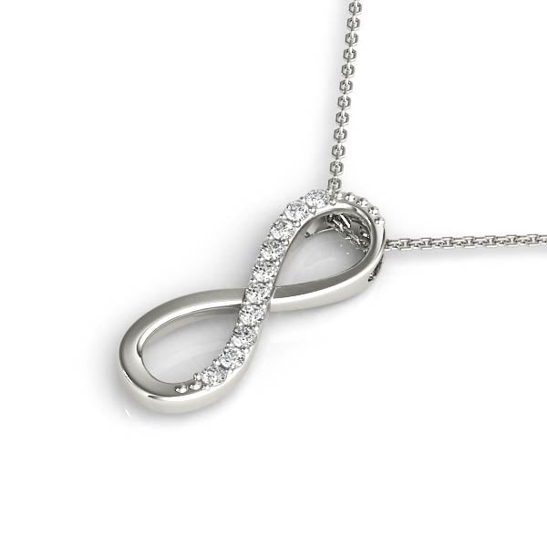 Aurora Infinity Lab Diamond Pendant & Chain