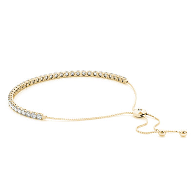 Belle Adjustable Diamond Bolo Bracelet