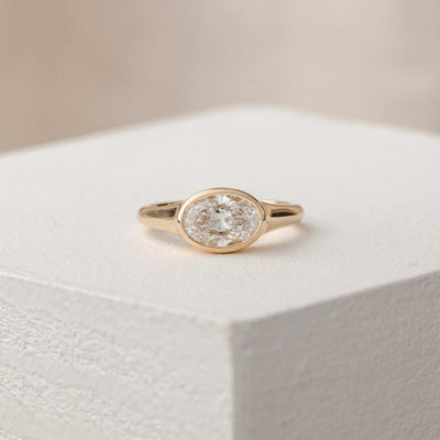 Bezel Diamond Ring Melbourne