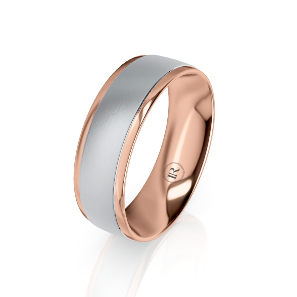 The Carlisle Platinum & Gold Wedding Ring