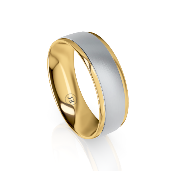 The Carlisle Platinum & Gold Wedding Ring