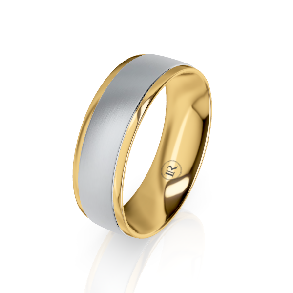 The Carlisle Platinum & Gold Wedding Ring