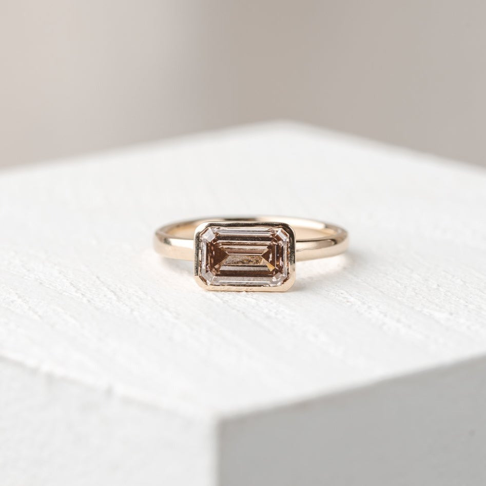 Champagne Diamond Engagement Rings Melbourne