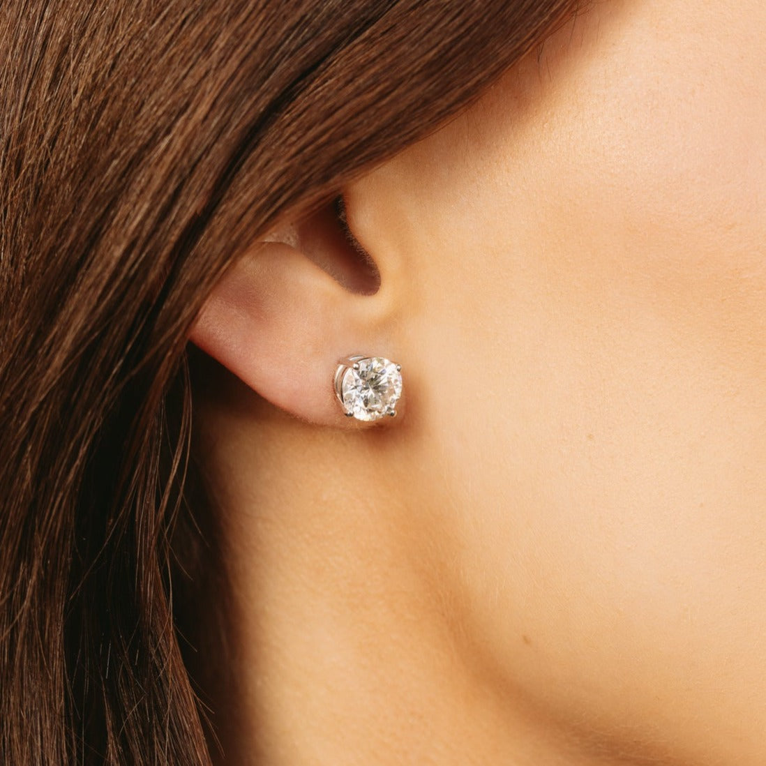 Diamond Stud Earrings