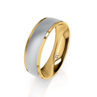 The Dunkirk Platinum & Gold Wedding Ring