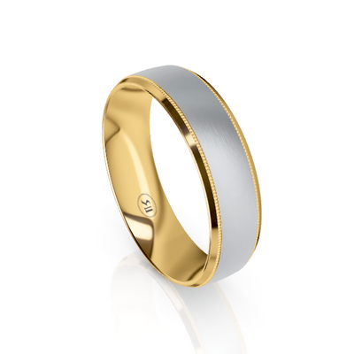 The Humphrey Platinum & Gold Wedding Ring