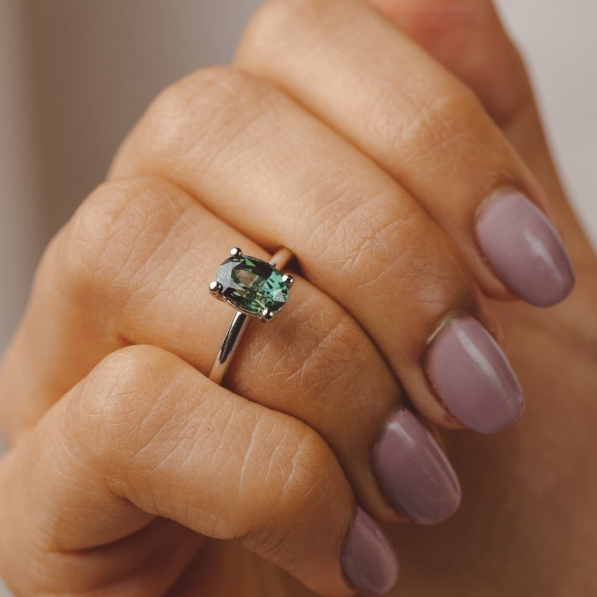 Australian Sapphire Engagement Ring