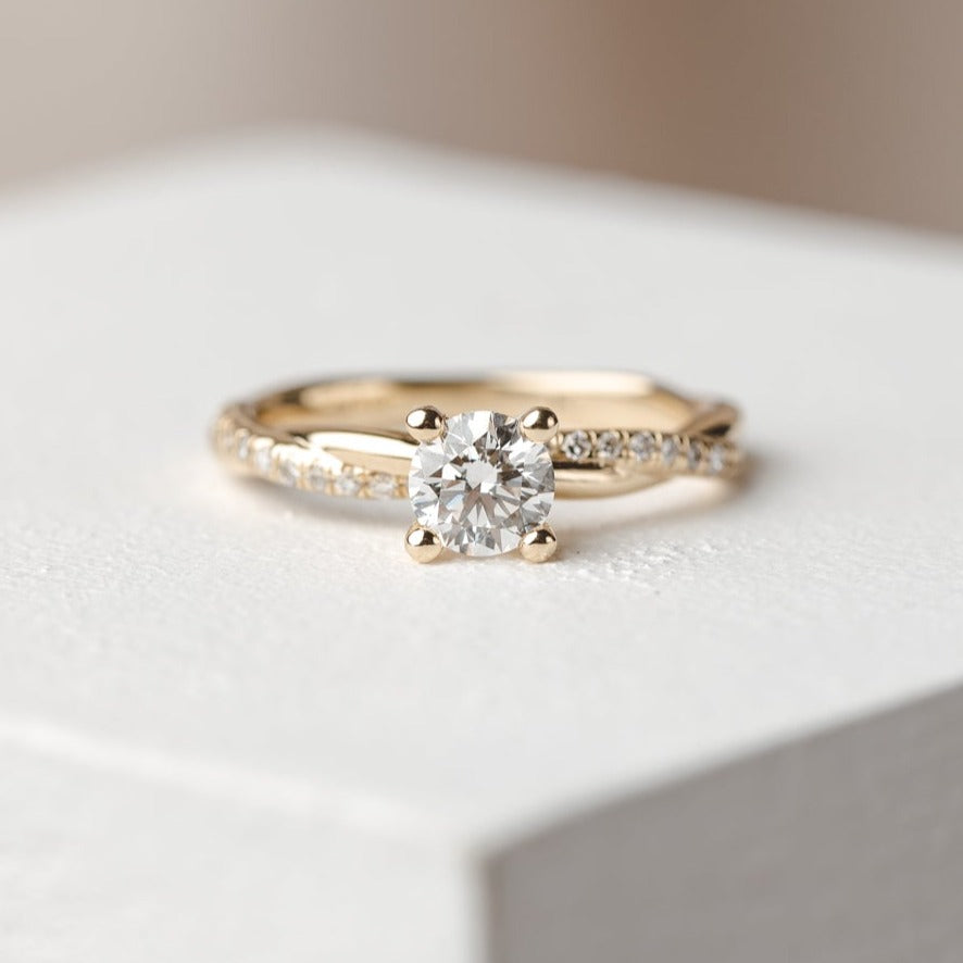 Rosa Diamond Engagement Ring Setting