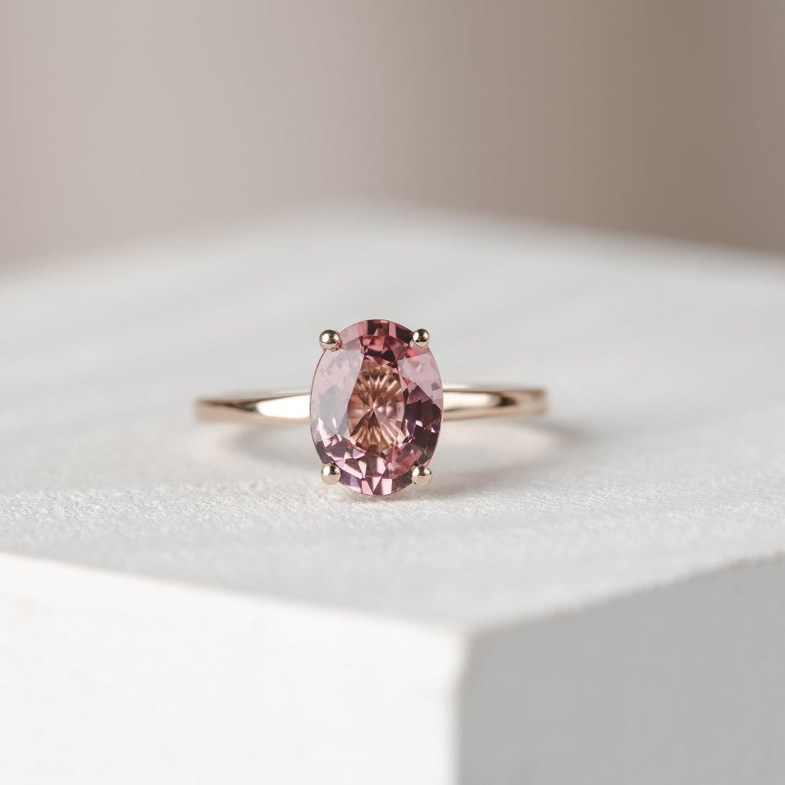 Noelle Pink Spinel Gemstone Engagement Ring