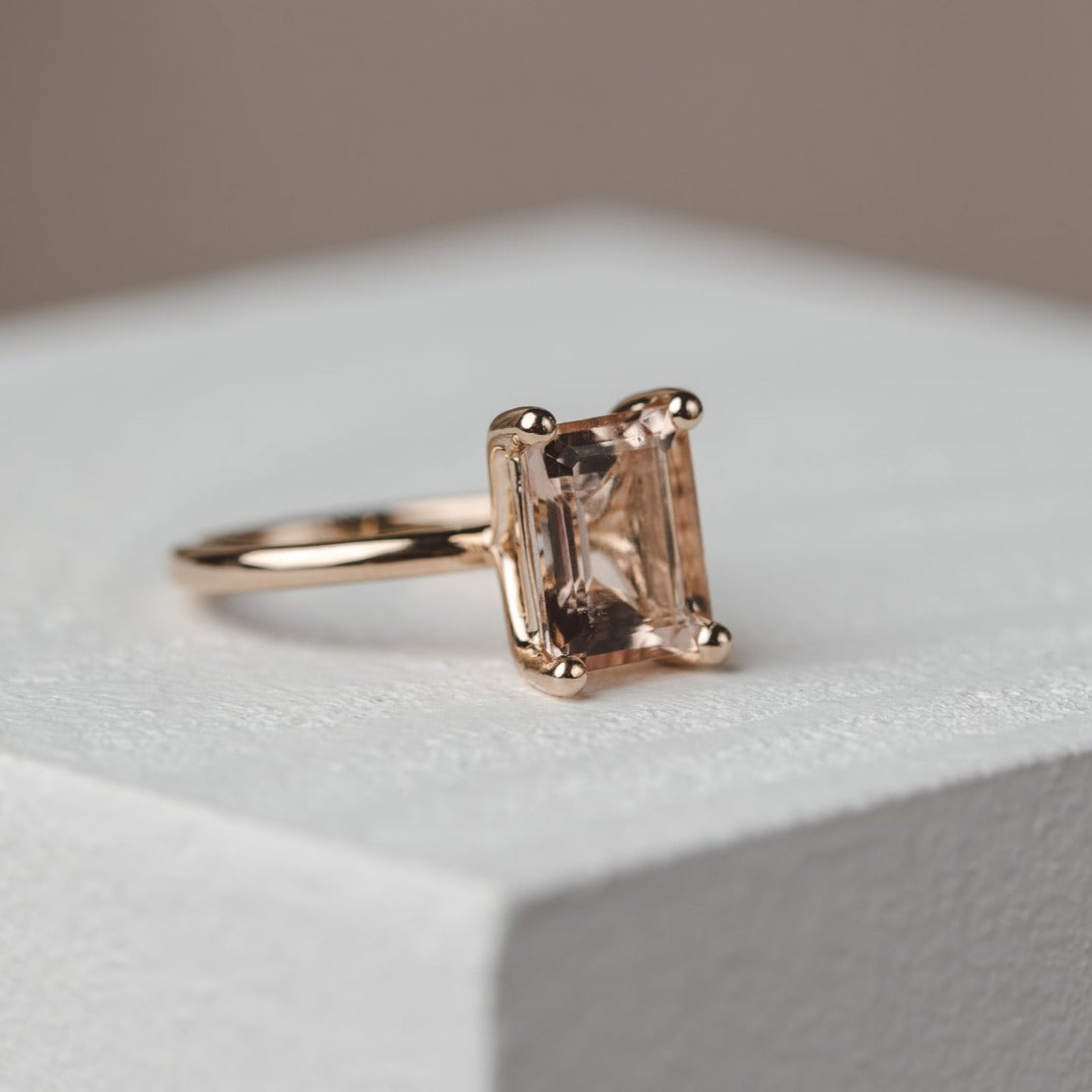 morganite engagement ring