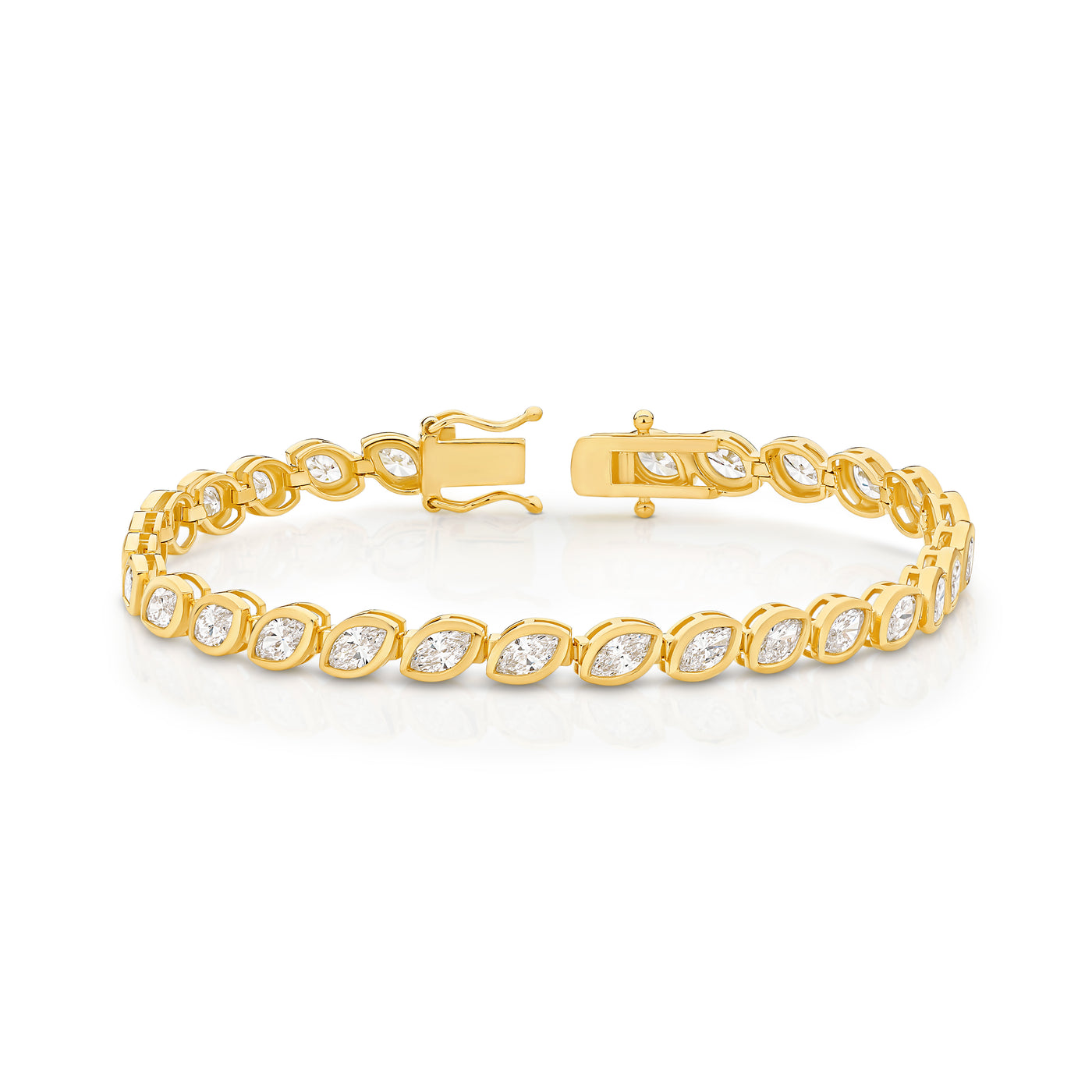 Lumina Marquise Bezel Diamond Bracelet