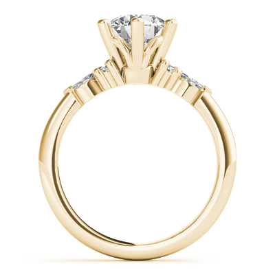 Willow Round 6-Prong Diamond Engagement Ring Setting