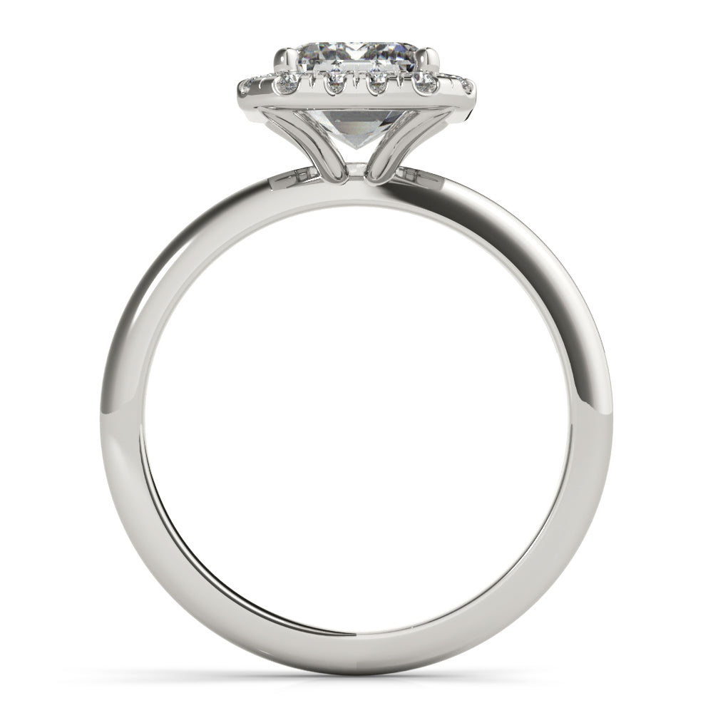 Emerald Vienna Solitaire Diamond Engagement Ring Setting