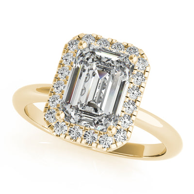 Emerald Vienna Solitaire Diamond Engagement Ring Setting