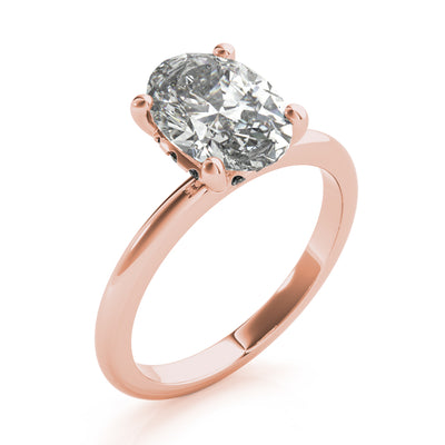 Alia Oval Diamond Engagement Ring Setting