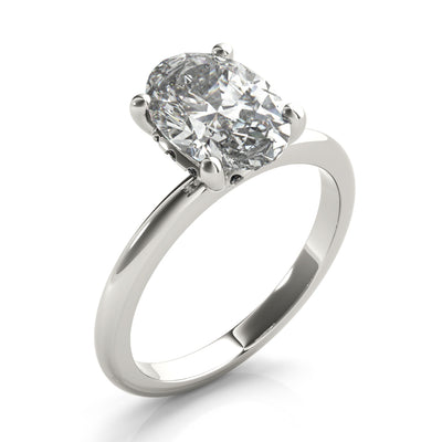 Alia Oval Diamond Engagement Ring Setting