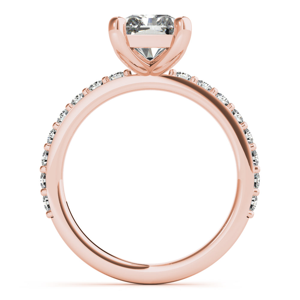 Allegra Radiant Cut Diamond Engagement Ring Setting