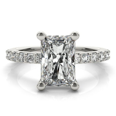 Allegra Radiant Cut Diamond Engagement Ring Setting