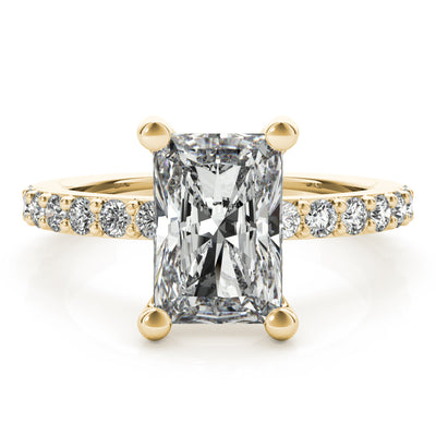 Allegra Radiant Cut Diamond Engagement Ring Setting