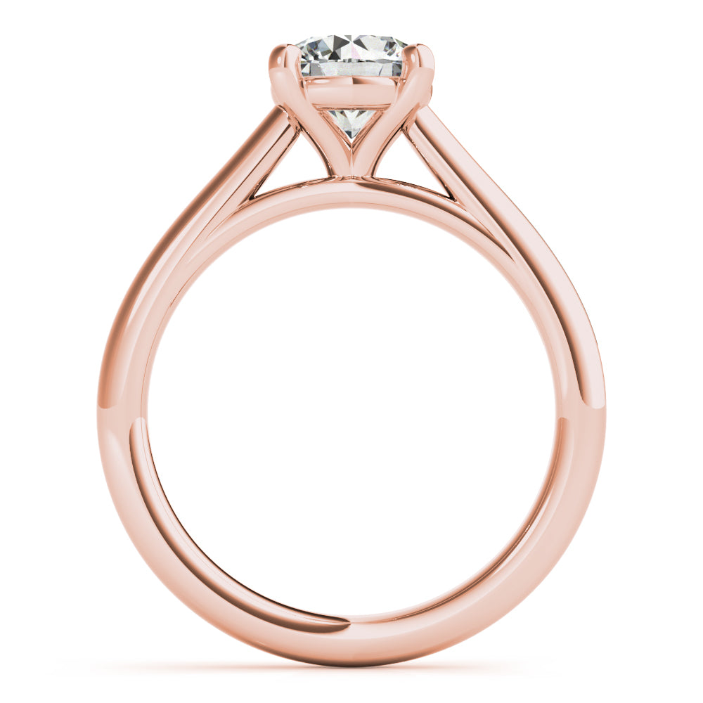 Hannah Round Solitaire Engagement Ring Setting