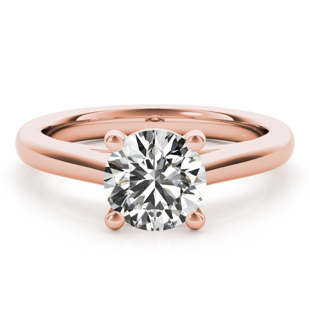 Hannah Round Solitaire Engagement Ring Setting