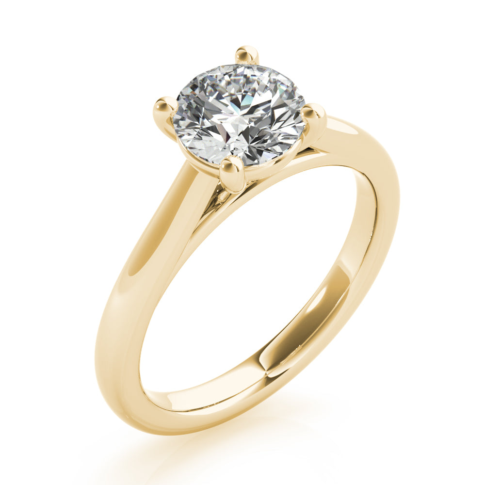 Hannah Round Solitaire Engagement Ring Setting