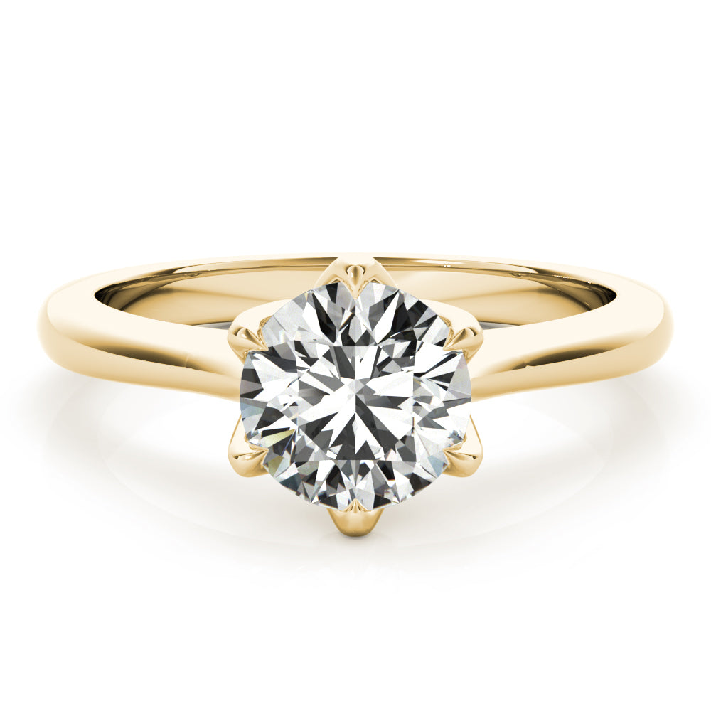 Fleur 6 Prong Round