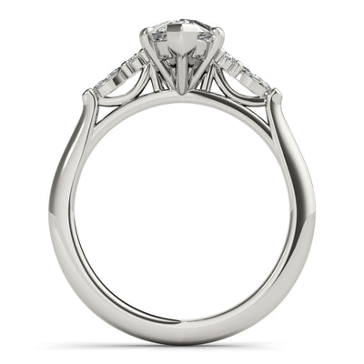 Lily Pear Cut Diamond Engagement Ring Setting