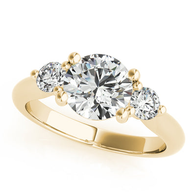 Charlotte Round with Round Diamond Engagement Ring Setting