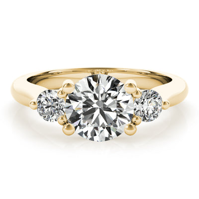 Charlotte Round with Round Diamond Engagement Ring Setting