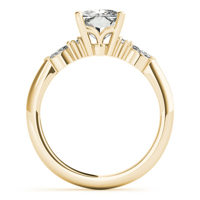 Willow Elongated Cushion Cut Diamond Engagement Ring Setting