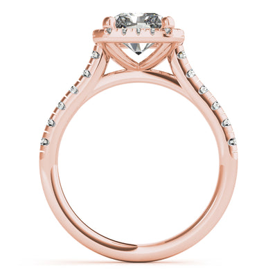 Harlow Radiant Diamond Engagement Ring Setting