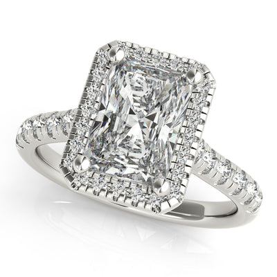 Harlow Radiant Diamond Engagement Ring Setting