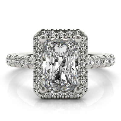 Harlow Radiant Diamond Engagement Ring Setting