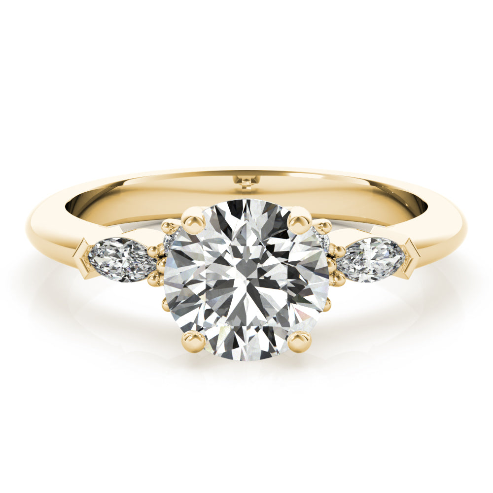 Willow Round Diamond Engagement Ring Setting