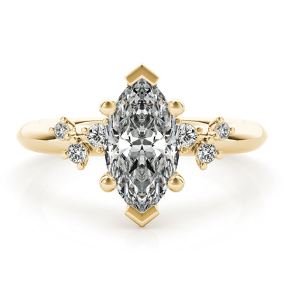 Ivy Petite Marquise Diamond Engagement Ring Setting