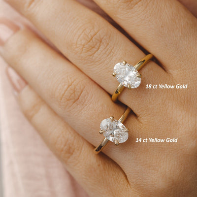 Oval Engagement Rings Melbourne