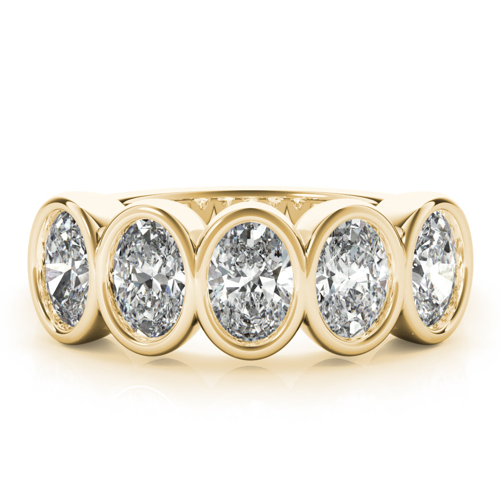 Oval Diamond Wedding Ring