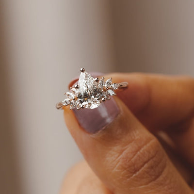 Pear Diamond Engagement Rings Perth