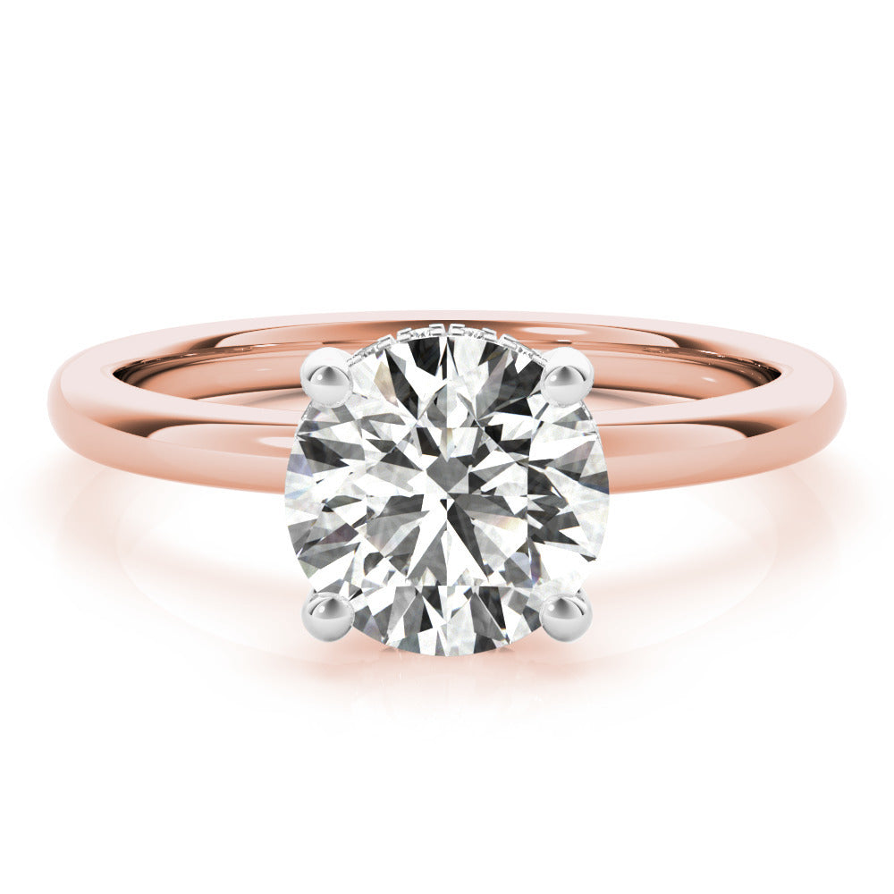 Noelle Round Diamond Engagement Ring Setting