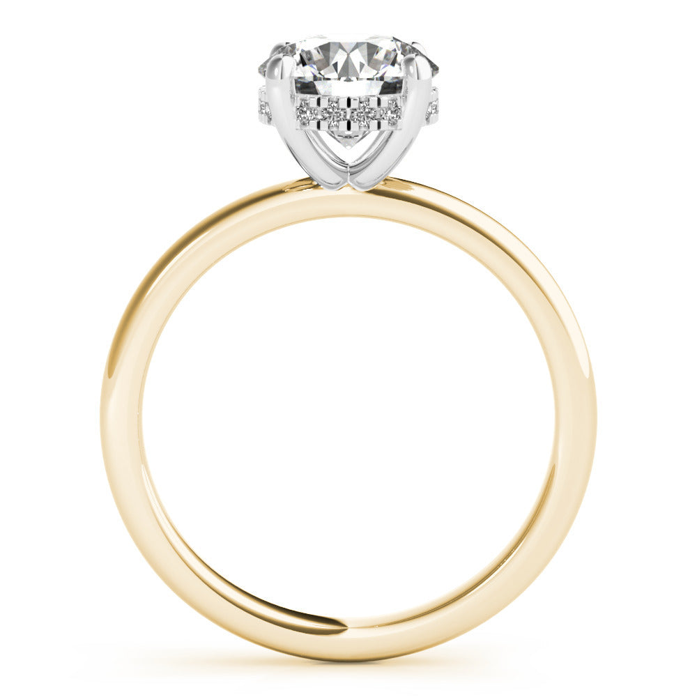 Noelle Round Diamond Engagement Ring Setting