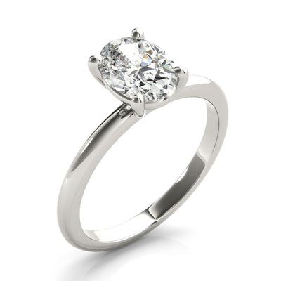 Lara White Gold Oval 1.44 ct Lab Grown Diamond Ring