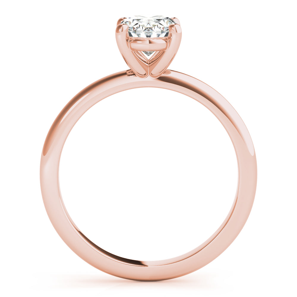 Lara Oval Diamond Engagement Ring Setting
