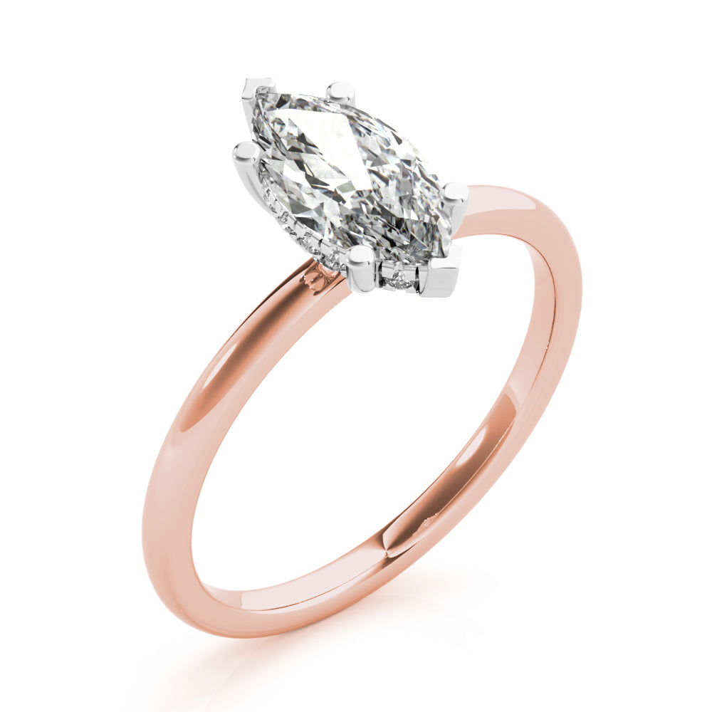 Noelle Marquise Diamond Engagement Ring Setting