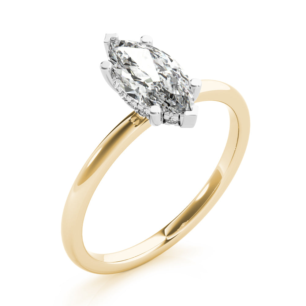 Noelle Marquise Diamond Engagement Ring Setting