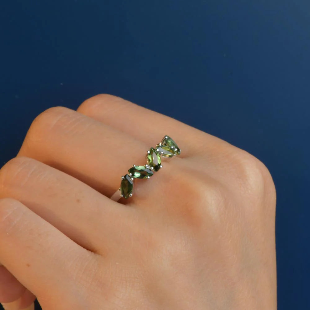 Matilda White Gold Sapphire Ring