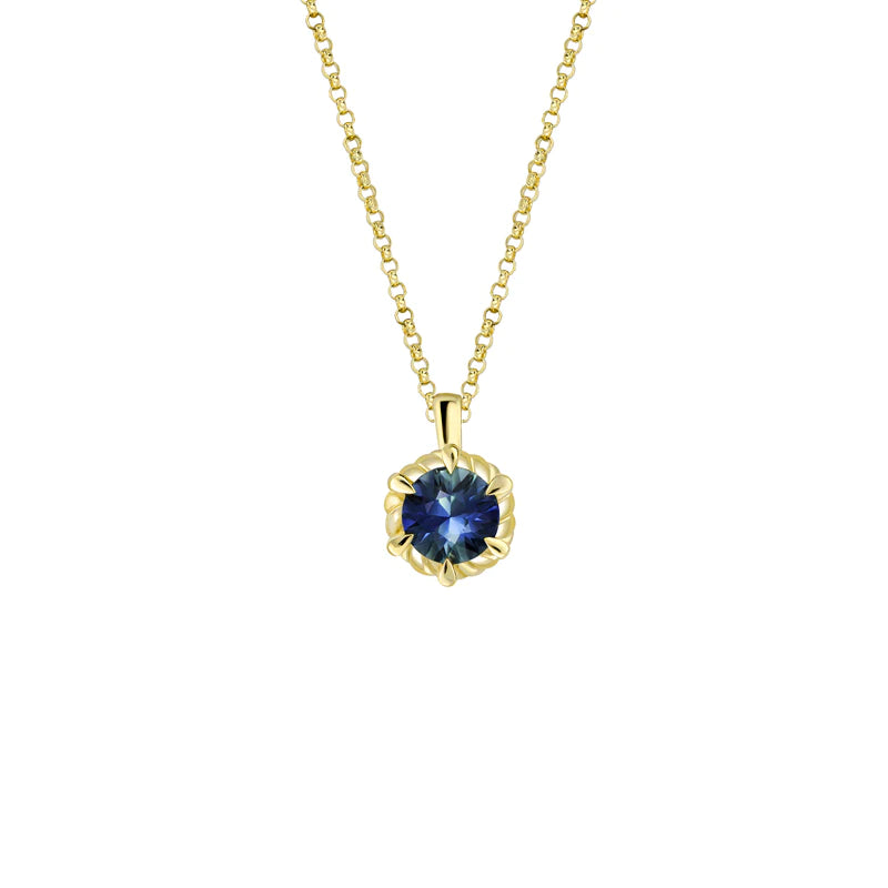 Sapphire and Gold Pendant 